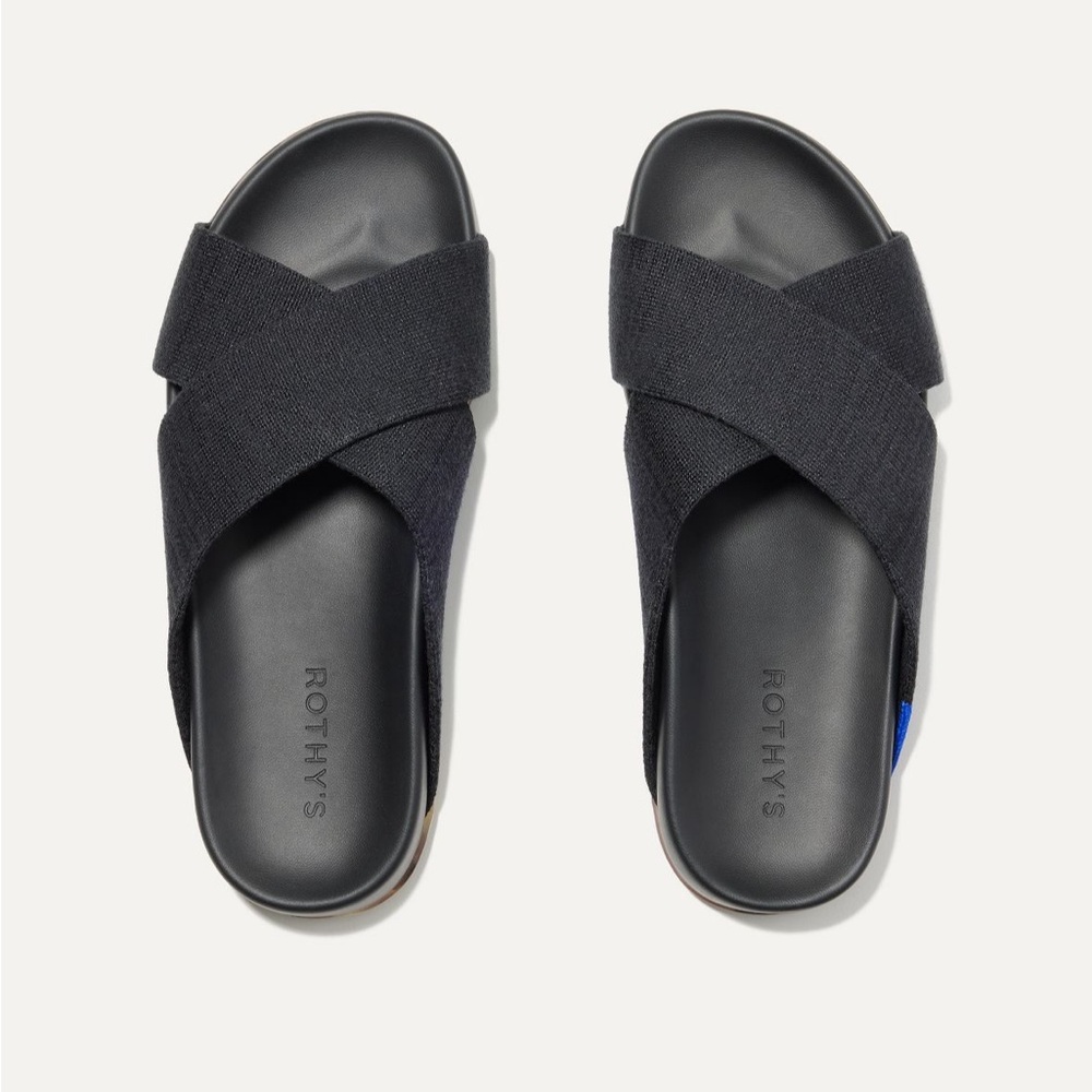 Rothy’s The Weekend Slide Black - worn once!
